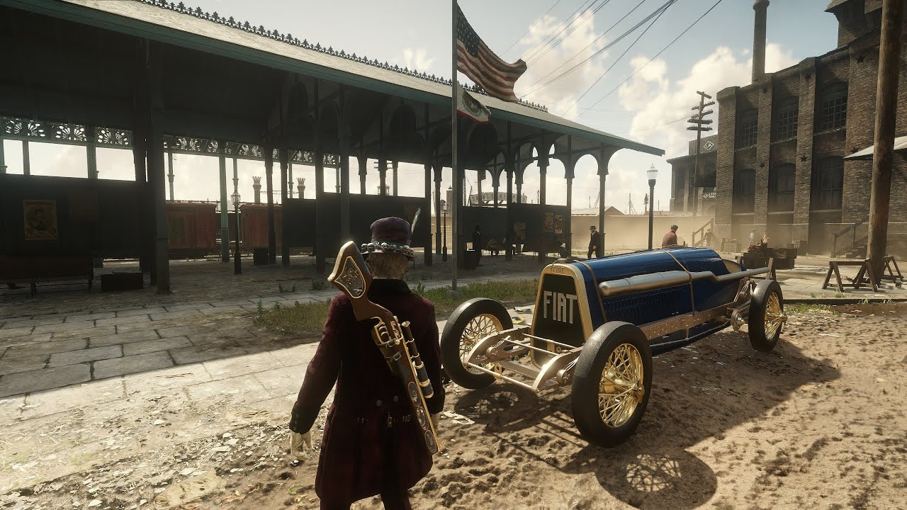 RDR2 CAR Mod 1923 Fiat Mefistofele - YouTube