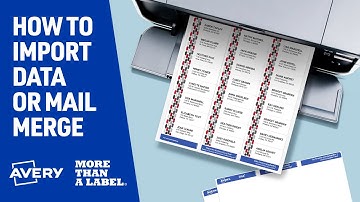 How to Use Mail Merge with Avery Products