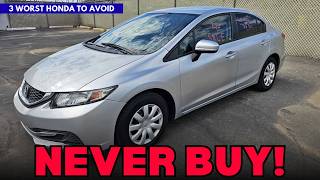 3 Honda Models to AVOID… and 4 You MUST BUY!
