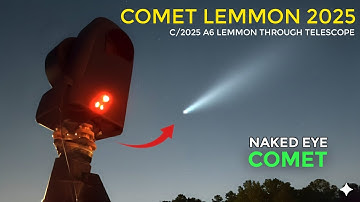 I Captured Comet C/2025 A6 (Lemmon) Through My Telescope | Rare Celestial Visitor ☄️