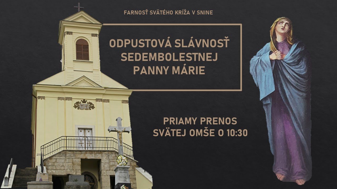 Odpustová slávnosť Sedembolestnej Panny Márie z kaplnky na cintoríne