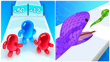 Scary Gameplay Join Blob Clash 3d Vs Snake Run Race 3D 🔵🧿🔵🟦Walkthrough RR67