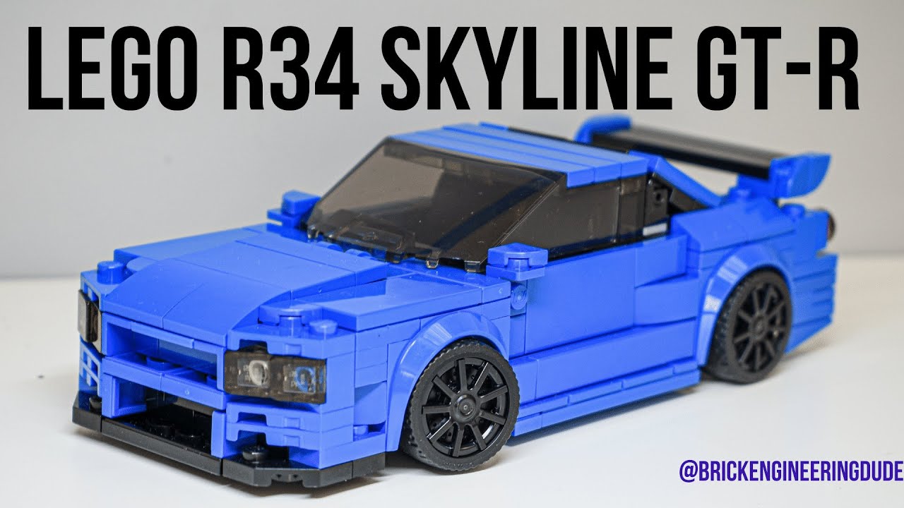 Lego Nissan Skyline GT-R R34