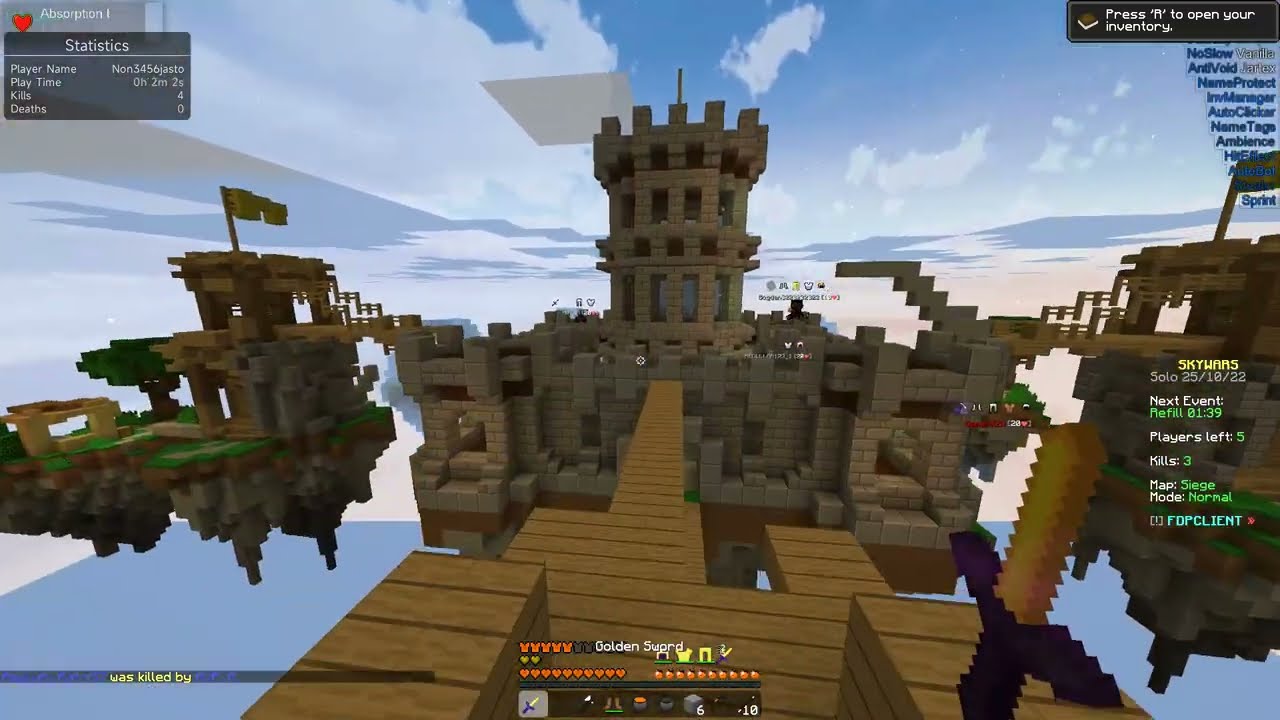 Hacking on Blocksmc🗡️ with FDP Client NEW CONFIG - No Ban/No Kick✅ FREE✔️ FREE CLIENT DOWNLOAD✅