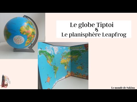 Globe Tiptoi & Planisphère Leapfrog 