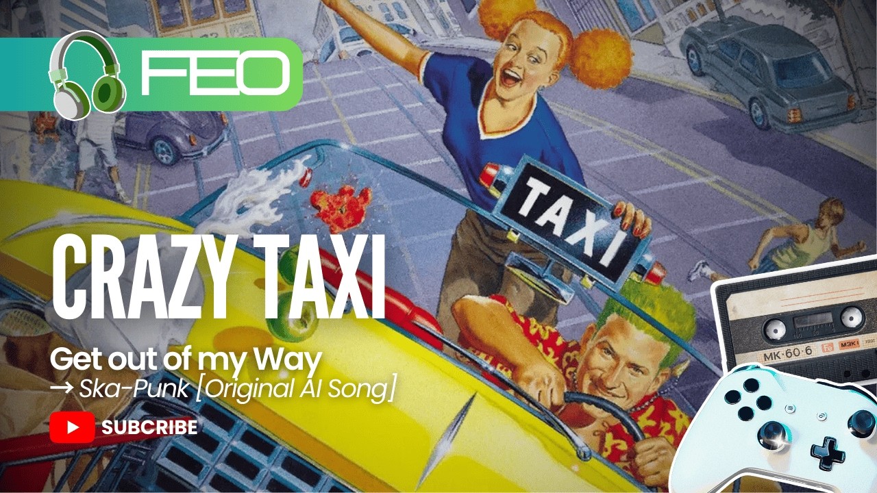 CRAZY TAXI | Get out of my Way | Ska-Punk (Original Song)