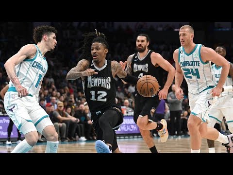 Memphis Grizzlies vs Charlotte Hornets - Full Game Highlights | January 4, 2023 | 2022-23 NBA Season