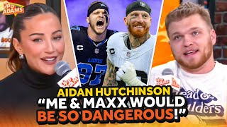 Lions Aidan Hutchinson On Being Paired With Ma Crosby?? Being Nfl Yst & Launching F Brand