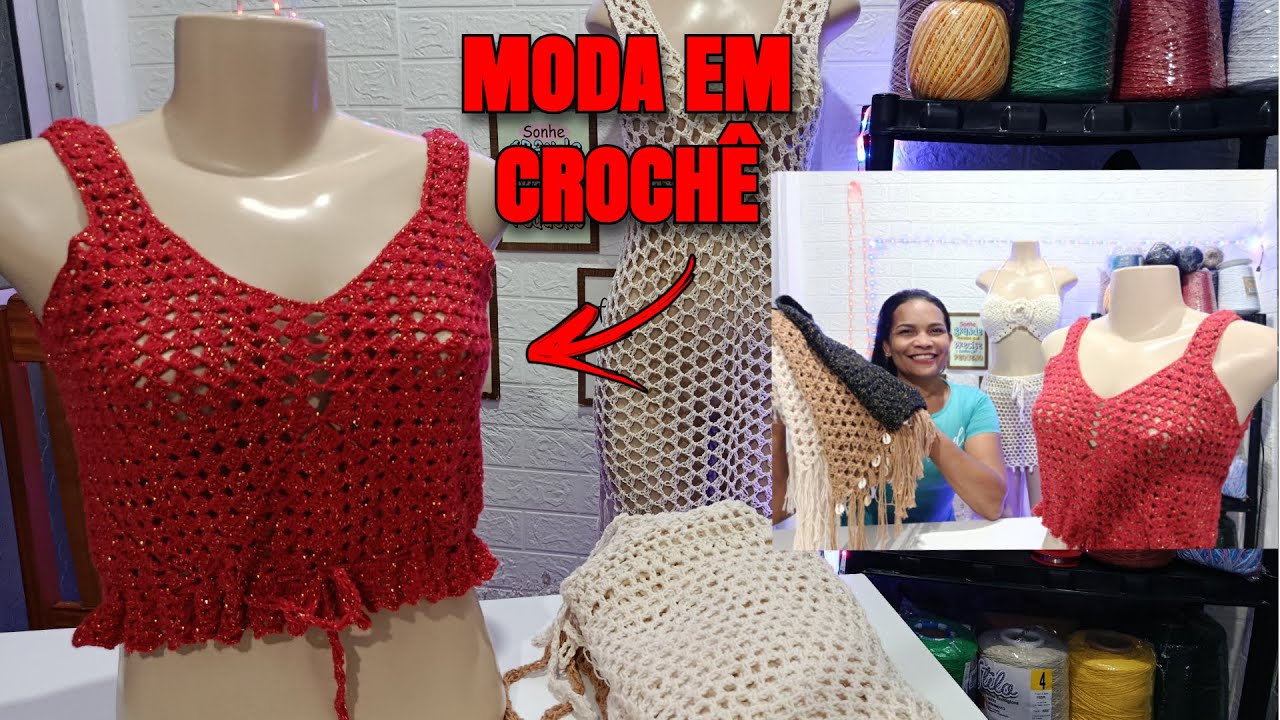 Uma linda produção em crochê - Peças de Vestuário de Encantar💫🧶