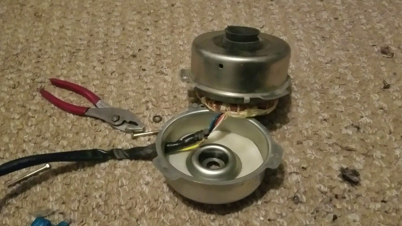 Window AC Condenser clogged + bearing failure YouTube