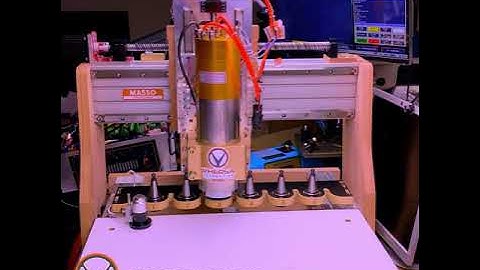 CNC Build- MASSO CNC ATC Test Run