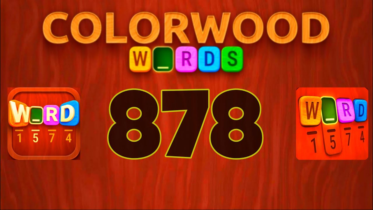 COLORWOOD WORDS CRYPTOGRAM level 878