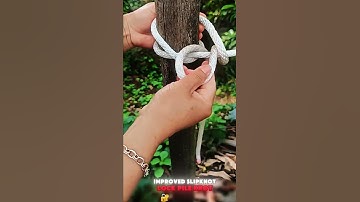 Techniques for tying the improved slipknot lock pile knot