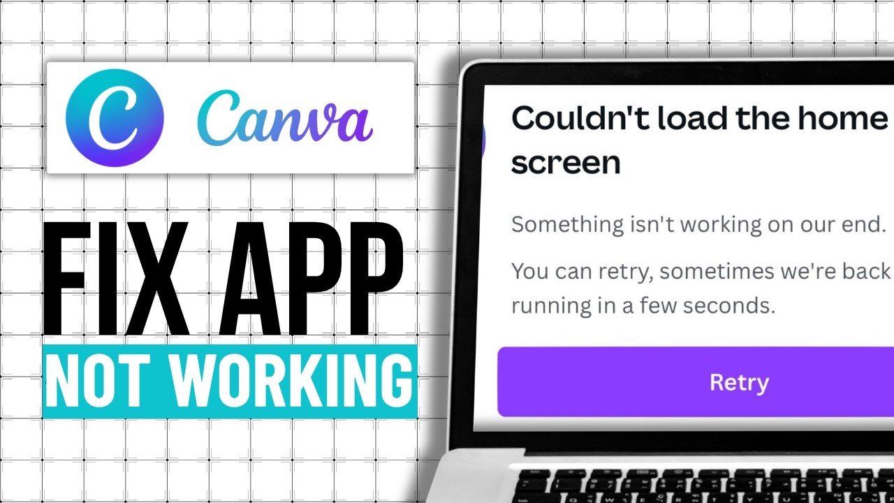 How To Fix Canva App Not Working (Step By Step) - YouTube