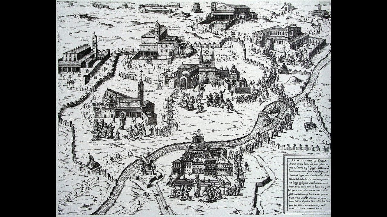 Pellegrini a Roma e il Giro delle Sette Chiese