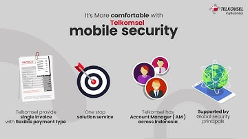 Akses data dan aplikasi perusahaan tetap aman pakai Mobile Security dari #TELKOMSELmyBusiness!