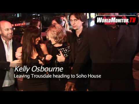 Kim Kardashian and Kelly Osbourne leave Trousdale ...