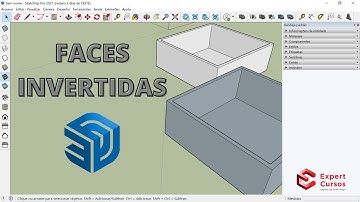 Faces invertidas no SketchUp