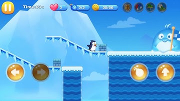 Penguin Run 2 - Level 1 to 3 - Android Gameplay