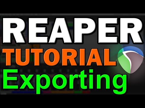 Reaper DAW Tutorial (Part 10) – Exporting Audio and MIDI