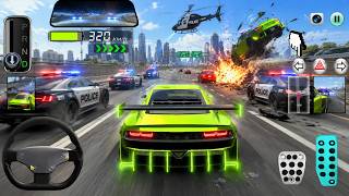 Driving a Neon Green Supercar at Full Speed on the Highway... Crazy Ending! | 3D Driving Class screenshot 2