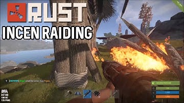 How to RAID with INCENDIARY ROCKETS - [ Rust ]