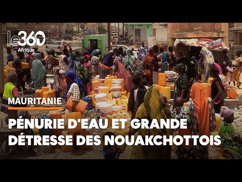 Mauritanie: une pénurie d’eau frappe Nouakchott, les populations en grande détresse