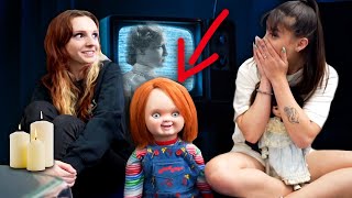 MY HAUNTED DOLL MET THE REAL CHUCKY DOLL! | PARANORMAL VLOG