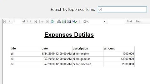 C#  - How to create RDLC Report with parameters || without parameters