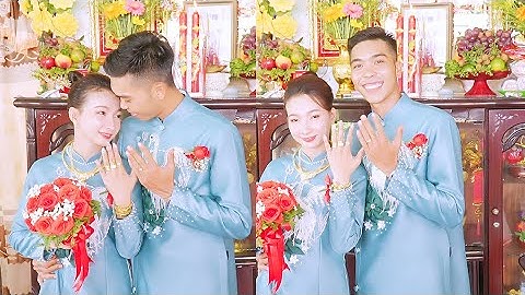 Đám Cưới Miền Tây Cô Dâu Cực Kỳ Xinh Đẹp Xứng Đôi Bên Chú Rể Hiền Rước Dâu Trên Đường Quê Tuyệt Đẹp