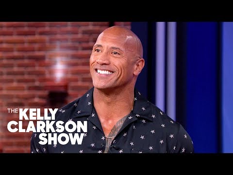 Dwayne Johnson Steps In For Kevin Hart On The Kelly Clarkson Show Debut