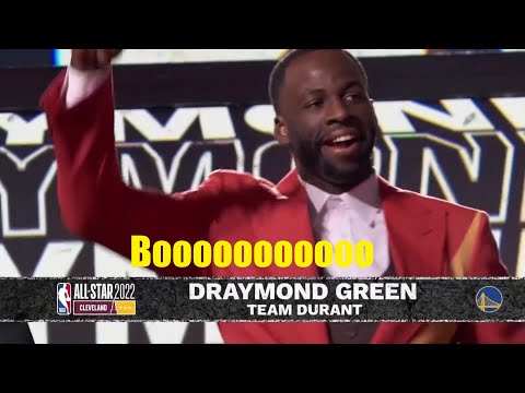 Cleveland Booos Draymond Green NBA Allstar Introduction