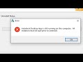 Solved Autodesk Desktop App is Still Running All instance Must Be Quit prior to Uninstall Mp3 Song