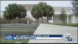 No arrestes made after FAU lockdown
