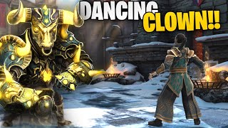 I Forced This Toxic Clown To Rage Quit...💀| Shadow Fight 4 Arena
