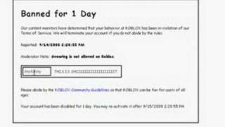 Banned From Roblox