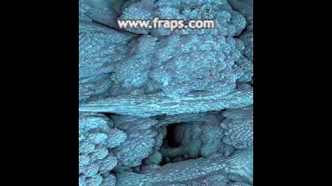 Another experiment with mandelbulb. Realtime footage