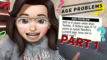 Understanding Sentences | Age Problems Part 1 - CSE and UPCAT Review