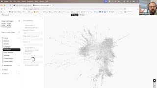 Very basic intro to Msty, Gephi, and Table2Net.