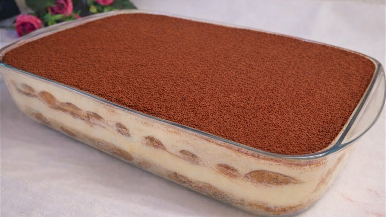 Tiramisù classico italiano passo dopo passo أحسن تيراميسو كريمي على الطريقة الإيطالية