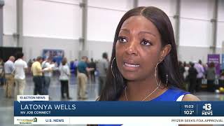 Job fair underway at convention center