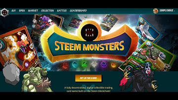 SteemMonsters Gameplay - How To Join And Earn Money