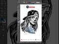 Adobe illustrator 2026 - How to Create Vector Portrait Art ✨ #siddiquivisualart