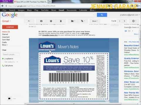 How To Get A Free Lowes 10% Off Coupon – Email Delivery
