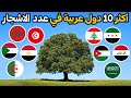 من هي اكثر دولة عربية من حيث التشجير ترتيب حصري لاكثر 10 دول عربية من حيث عدد الاشجار لعام 2025 
