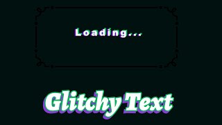 Let's Make Powerful "Glitchy Text V2" , with HTML & CSS only !!!