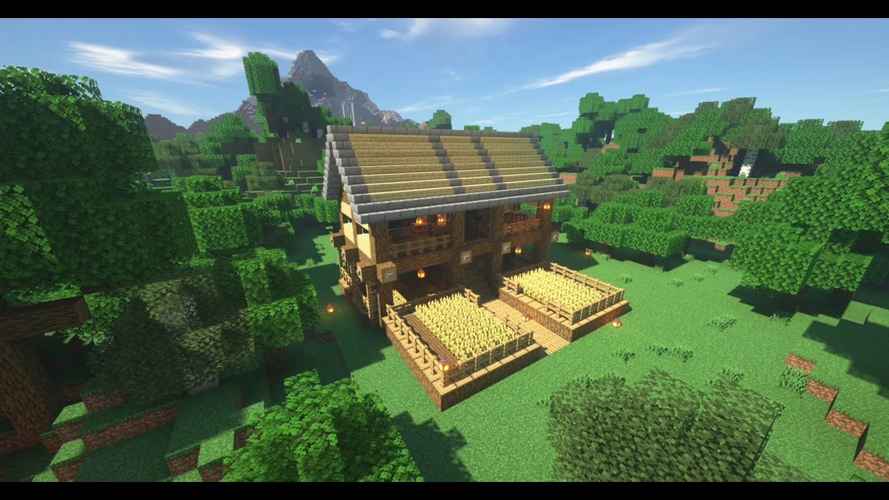 マイクラ建築 サバイバルベースの拠点 Minecraft 自給自足ができるサバイバルの家を作ってみる Youtube配信 楽しいアウトドア Ch
