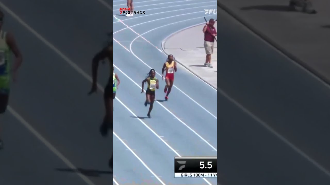 11 Year Old Girl Clocks 12 51 For 100m And She Would Ve Beaten All The Boys Too 