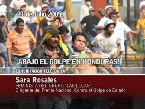 Honduras: habla la resistencia. Sara Rosales, 21 de julio