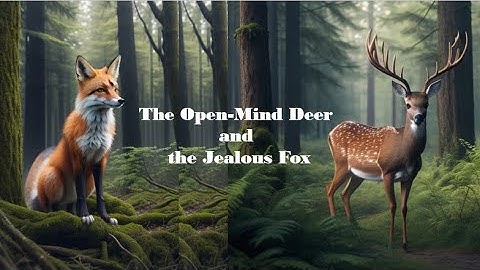The Open-Mind Deer and the Jealous Fox #moralstories #bedtimestory #kidsstories #animationstory